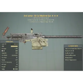 AAE 15V .50 Cal Machine Gun