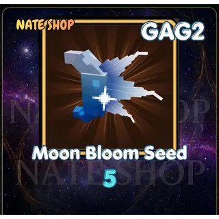 5X MOON BLOOM SEED | GROW A GARDEN 2 | GAG2