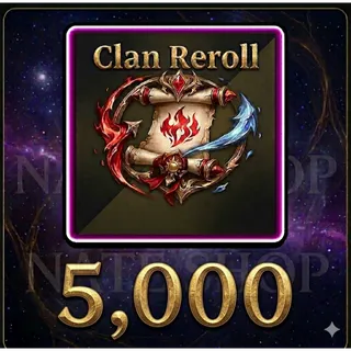 5000 CLAN REROLL SAILOR PIECE