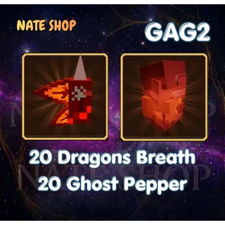 20X DRAGONS BREATH + 20X GHOST PEPPER | GAG2