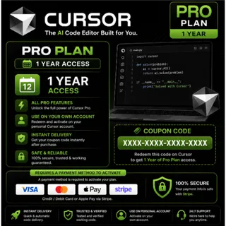 Cursor Pro 12 Months Active Link Instant Delivery