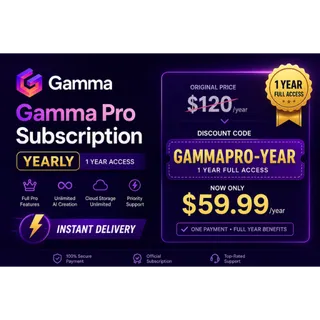Gamma Ai Pro 12 Months | Activate Redeem Code 