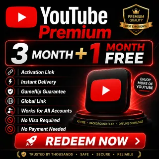 YouTube Premium Subscription 3 Month (Global)