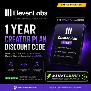 ElevenLabs Creator 12 Month