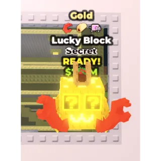 secret lucky block gold with 3 trait