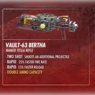 VAULT-63 BERTHA TESLA RIFLE PC