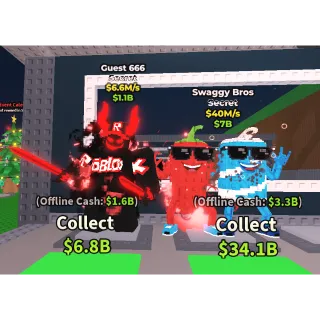 🔥【BUNDLE】: 😈 Guest 666 6.6M/S ➕🎀 Swaggy Bros 40M/S ✅ instant delivery