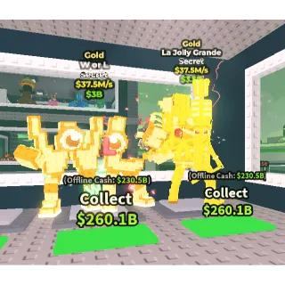 🔥【BUNDLE】 🏅 Gold W or L $37.5M/S Gold ➕🎅 Gold La Jolly Grande 37.5M/s ✅Instant delivery