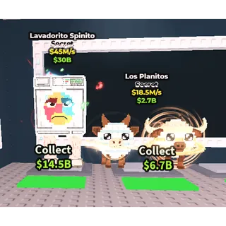 🔥【 BUNDLES 】: 🏅 Lavadorito Spinito $45M/s ➕💎 Los Planitos $18.5M/S ✅ instant delivery