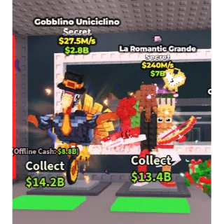 🔥【BUNDLE】🐦‍🔥 La Romantic Grande 240M/S ➕👾🚲 Gobblino Uniciclino 27.5M/S ✅Instant delivery