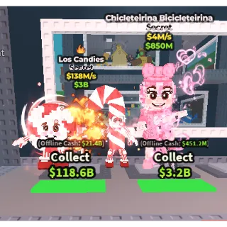 🔥【BUNDLE】🚲 Chicleteirina Bicicleteirina $16M/S ➕ 🍭 Los Candies 138M/S 🔥 1 Mutation ✅ instant delivery