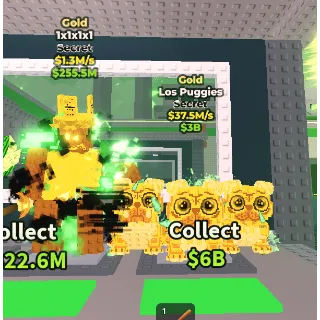 🔥【BUNDLES】🦮💛 Gold Los Puggies 37.7M/S ➕ 🔰  Gold 1X1X1X1 1,3M/S ✅ instant delivery