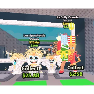 🔥【BUNDLE】:  🔥 La Jolly Grande 30 M/s ➕ 🍝🧡 Los Spaghettis $70M/S  ✅ instant delivery