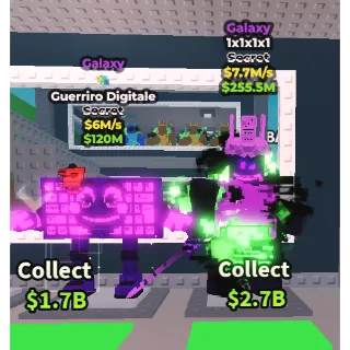 🔥【BUNDLE】😈 Galaxy 1x1x1x1   7.7M/S ➕ 👾 Galaxy Guerriro Digitale  6M/S ✅ instant delivery