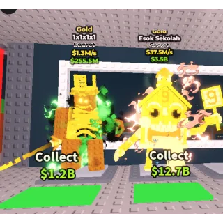 🔥【BUNDLE】: 🏠 Gold Esok Sekolah $37.5M/S ➕ 👾🏅 Gold 1X1X1X1 1,3M/S ✅ instant delivery