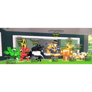 🔥【BUNDLES】🔥 Los Planitos ➕ W or L ➕ 🚲 Gobblino Uniciclino ➕🩸 Gold Guest 666   ➕ 🦭 orcaledon  