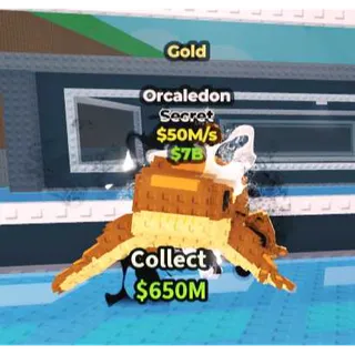 ✅Instant delivery 🦈💛 Gold Orcaledon $50M/S