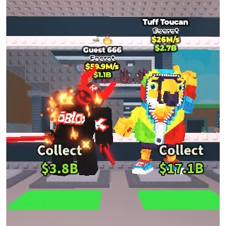 🔥【BUNDLE】: 🔥 Tuff Toucan 26M/S ➕🩸  Guest 666 60M/S 🔥2 Mutations  ✅ instant delivery