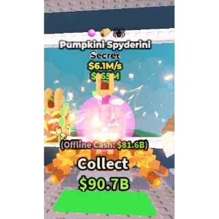 ✅ Instant Delivery 🎃🦇 Pumpkini Spyderini 6.1M/S 🌮🐞📍 3 Mutations 