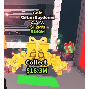 ✅ instant delivery 🎗️ GOLD Giftini Spyderini 1.2M/S