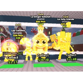 🔥【BUNDLE】: 🔥 Gold La Jolly Grande 37.5M/s ➕ 🎅 Gold La Ginger Sekolah 93.7M/S➕ 🍭 Gold Los Candies 28.7M/S  ✅ instant delivery