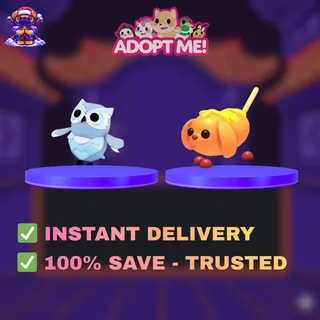 🔥【BUNDLE】🌭 Corn Doggo ➕ 🦉 Snow Owl ✅Instant delivery