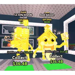 🔥【BUNDLES】🎗️🎅 Gold La Jolly Grande 37.5M/S ➕ 🎗️🏠 Gold Esok Sekolah $37.5M/S ✅ instant delivery