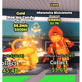 🔥【BUNDLE】:🎀 Lava Mieteteira Bicicleteira 156M/S ➕👾 Gold Noo My Candy 6.2M/S ✅ instant delivery