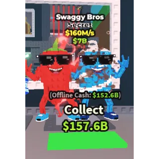 ✅ instant delivery ❤️🏅 Swaggy bros 160M/S 🔥 1 Mutation