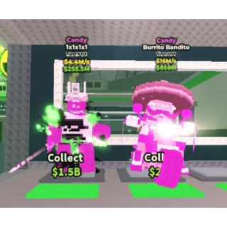 🔥【BUNDLE】💗 Candy 1x1x1x1 4.4M/S ➕💗 Candy Burrito Bandito 16M/S ✅ instant delivery