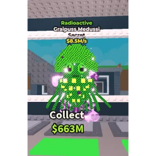 ✅ instant delivery ☢️💚  RadioActive GraiPuss Medussi $8.5M/S 
