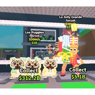 🔥【BUNDLE】: 🔥 La Jolly Grande 30 M/s ➕🐶 Los Puggies 30M/s ✅ instant delivery