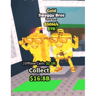 ✅ instant delivery ❤️🏅 Gold Swaggy bros 50M/S