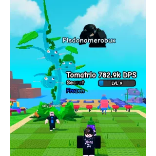 ✅ instant delivery ✮ 🍅 Huge Frozen Tomatrio 1.2m DMG 🔥9 Level ✮ 782.9 DPS ✮ 8.7 kg