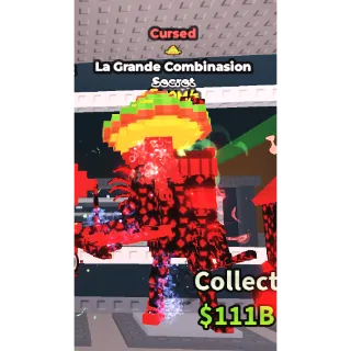 ✅ instant delivery 👹 Cursed La Grande Combinasion 170M/s 🎭 1Trait