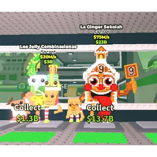 🔥【BUNDLE】: 🩵  La Ginger Sekolah 75M/S ➕ 🎅🏻 Los Jolly Combinasionas 20M/S  