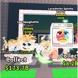 🔥【BUNDLE】: 🎰 Lavadorito Spinito 45M/S ➕🍝 Los Spaghettis 70M/S ✅ instant delivery