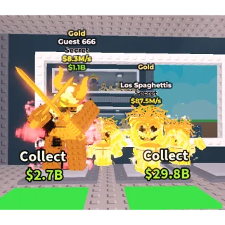 🔥【BUNDLE】: ✨Gold Guest 666 8.3M/S ➕ 🎗️ Los Spaghettis 87.5M/S ✅ instant delivery