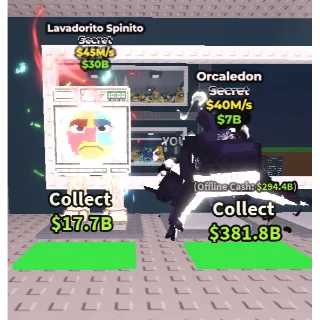 🔥【BUNDLE】: 🦈 Orcaledon 40M/S ➕ 🏅 Lavadorito Spinito 45M/S ✅ instant delivery