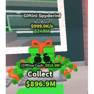 ✅ instant delivery 💚🎁 Giftini Spyderini $999.9K/S