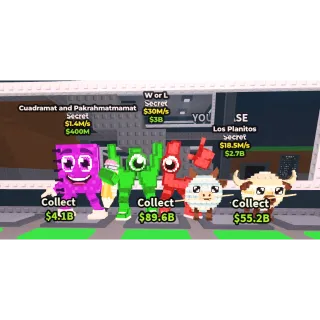 🔥【BUNDLE】✮ 3 Items : 🎗️ W or L $30M/S + 📍 Cuadramat and Pakrahmatmamat 1.4M/S +💫 Los Planitos $18.5M/S ✅ instant delivery