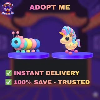 🔥【BUNDLE】🦄 Candicorn ➕ 🐛 Gumball Caterpillar ✅Instant delivery