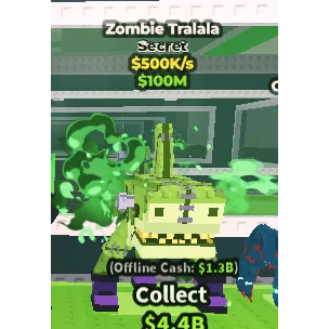 RADIOACTIVE Zombie Tralala 500k/S Secret