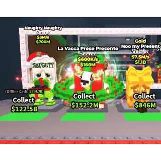 🔥【BUNDLE】:🧑‍🎄 NAUGHTY NAUGHTY $3M/S➕🎁 Noo My Present 7.5M/S➕ 🤶 La Vacca Prese Presente 600K/s  ✅ instant delivery