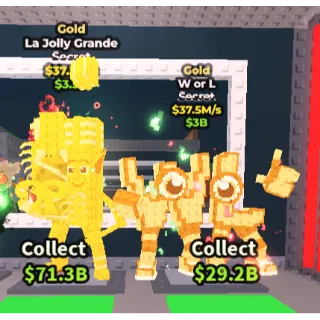 🔥【BUNDLE】: 🎗️ Gold W or L $37.5M/S ➕💫 Gold La Jolly Grande 37.5M/s ✅ instant delivery