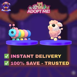 🔥【BUNDLE】🐮 Angus Cow ➕ 🐛 Gumball Caterpillar ✅Instant delivery