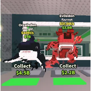 🔥【BUNDLE】🐦‍🔥 Eviledon $31.5M/S ➕🦈 Orcaledon $40M/S ✅Instant delivery