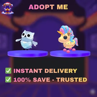 🔥【BUNDLE】🦉 Snow Owl ➕ 🦄 Candicorn ✅Instant delivery