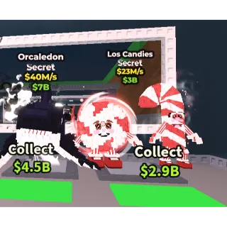 🔥【BUNDLE】: 🦈 Orcaledon 40M/S ➕🍭 Los Candies 23M/S ✅ instant delivery