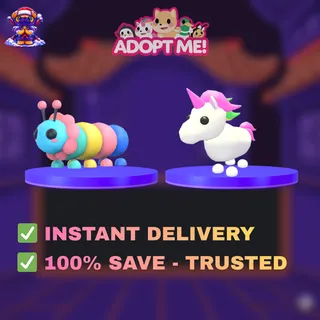🔥【BUNDLE】🐛 Gumball Caterpillar ➕ 🦄 Unicorn ✅Instant delivery